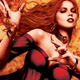 Illustration for article titled My Art Nouveau Vision of George R.R. Martins Fiery Sorceress, Melisandre